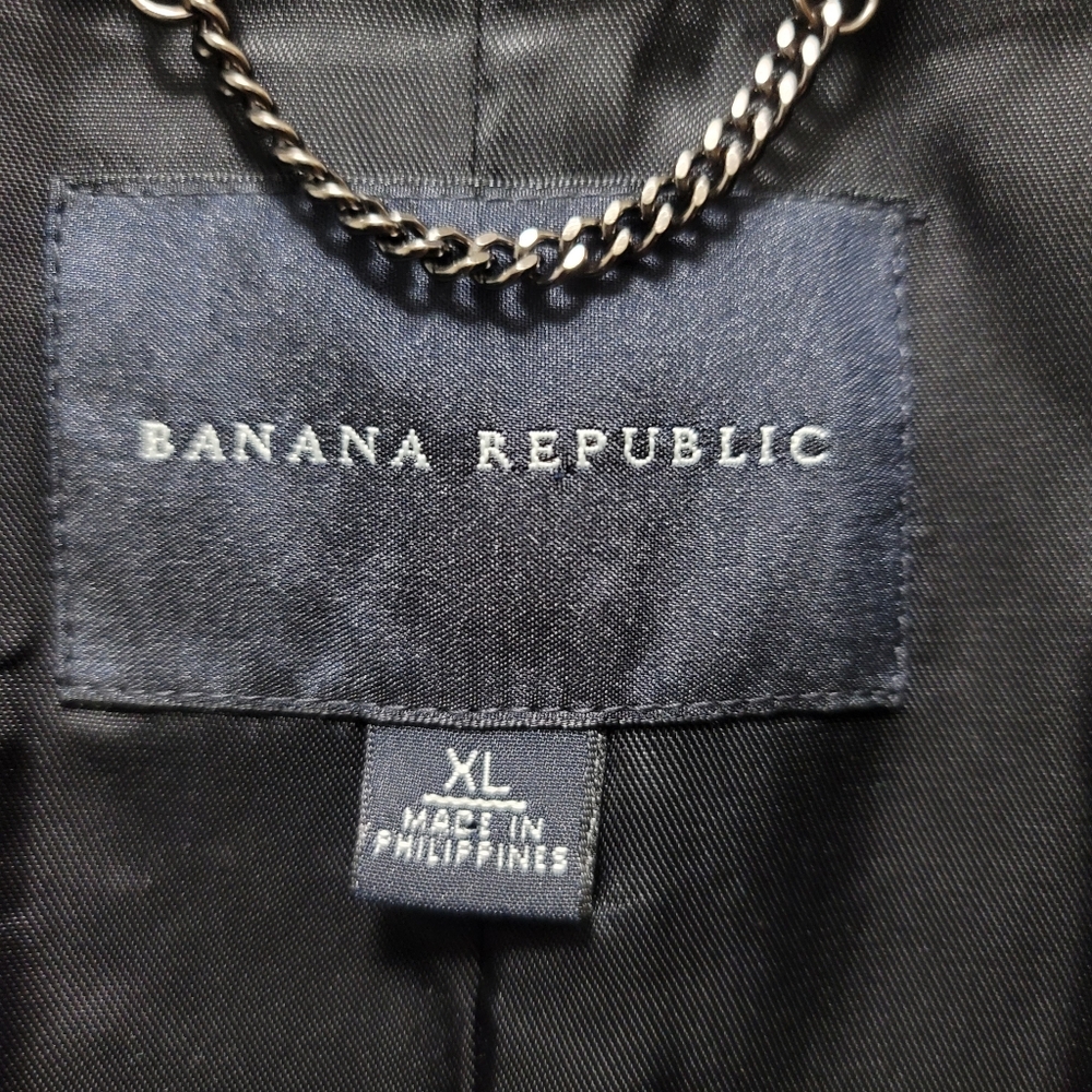 Banana Republic Wool Blend A-line Republic Green Coat - XL - Picture 9 of 10